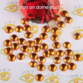 Hotfix dome stud loose metal dome 6mm gold
